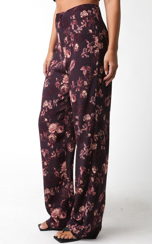 Pamela  Brown Floral Pants