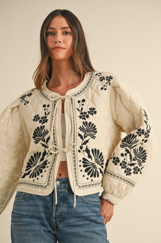 Floral Quilted Jacket