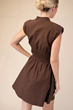 Chocolate Smocked Dress