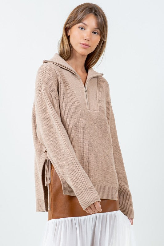 Odette Zip Sweater