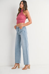 Highrise Straight Leg Denim (light)