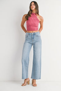 Highrise Straight Leg Denim (light)