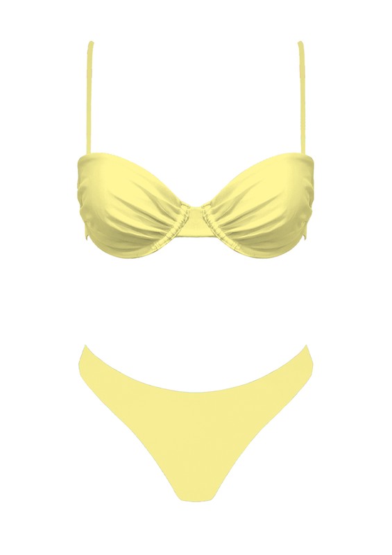 Lorenzo Butter Yellow Bikini (top)