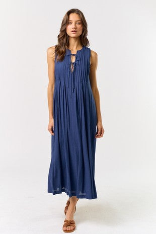 Maris Pintuck Pleat Maxi Dress
