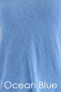 Slub V-Neck Tee (ocean blue)