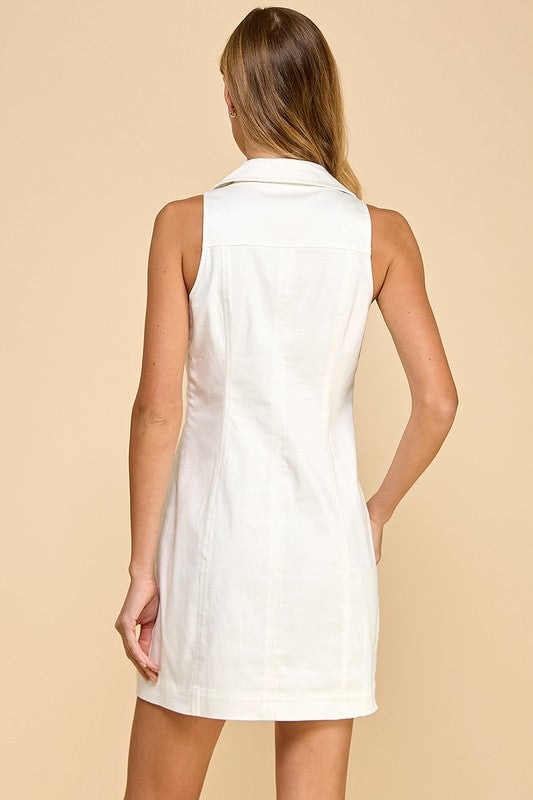 Beckett Bow Dress (white)