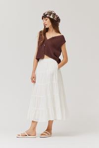 Pauline Tiered Maxi Skirt