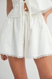 PREORDER Lace Trim Shorts