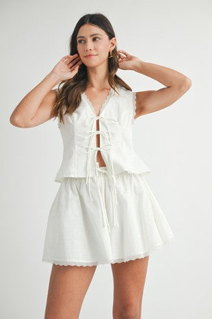 PREORDER Lace Trim Shorts