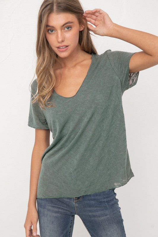 Merrow Edge Tee (seagrass)