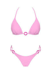 PREORDER Malibu Ring Bikini (pink bottom)