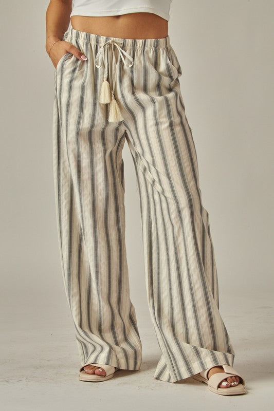 Celina Wide Leg Pants (grey)