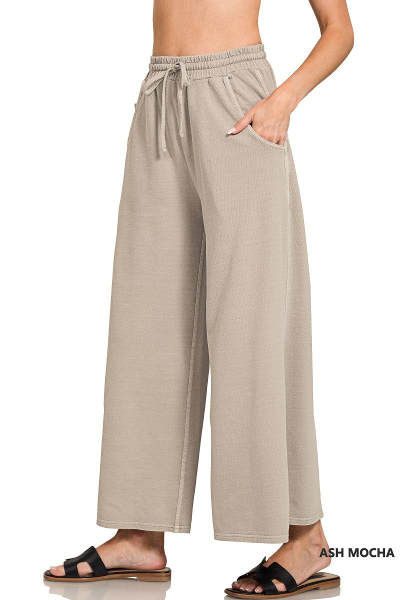 Darcy Wide Leg Joggers (ash mocha)