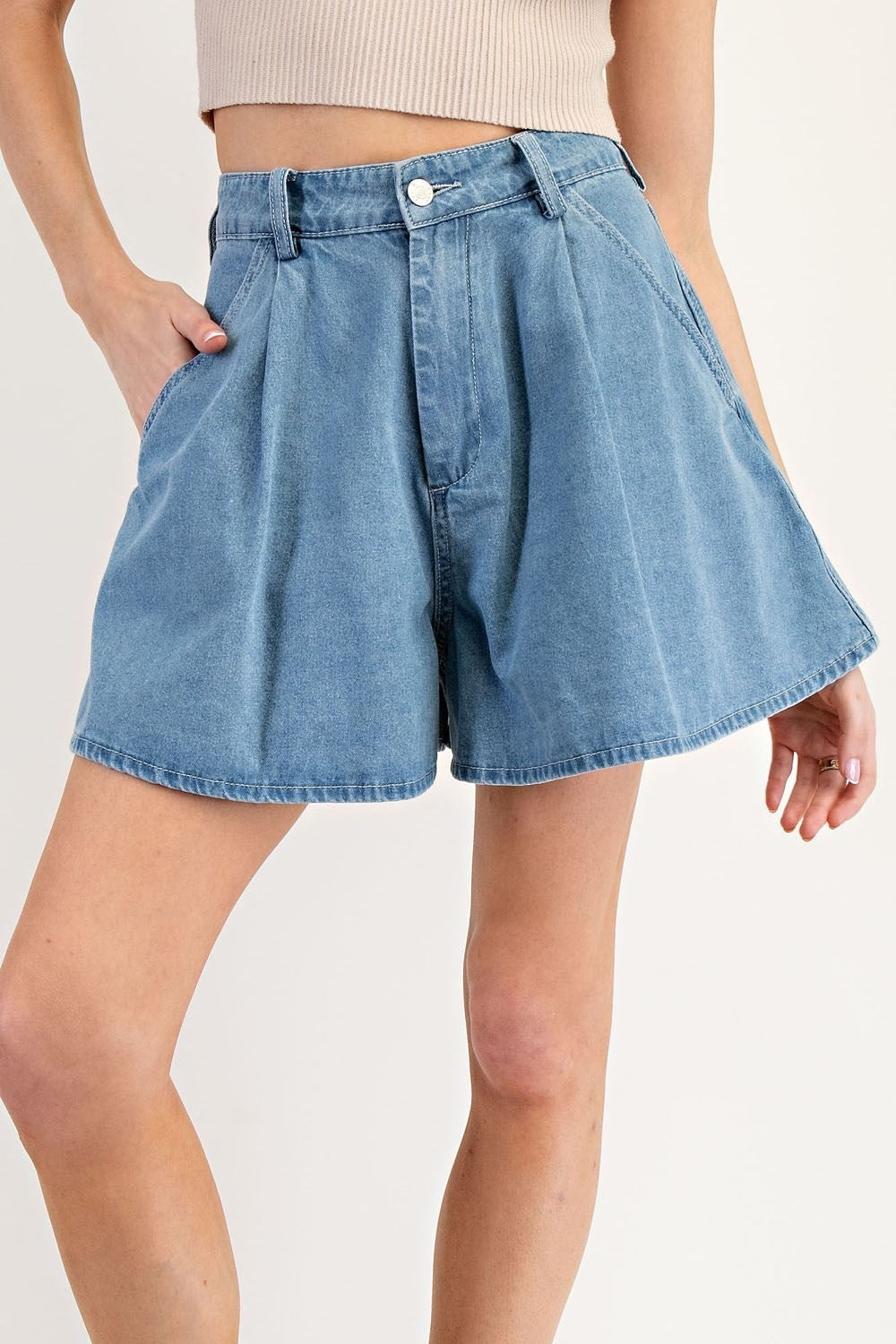 Mason Flared Bermuda Shorts