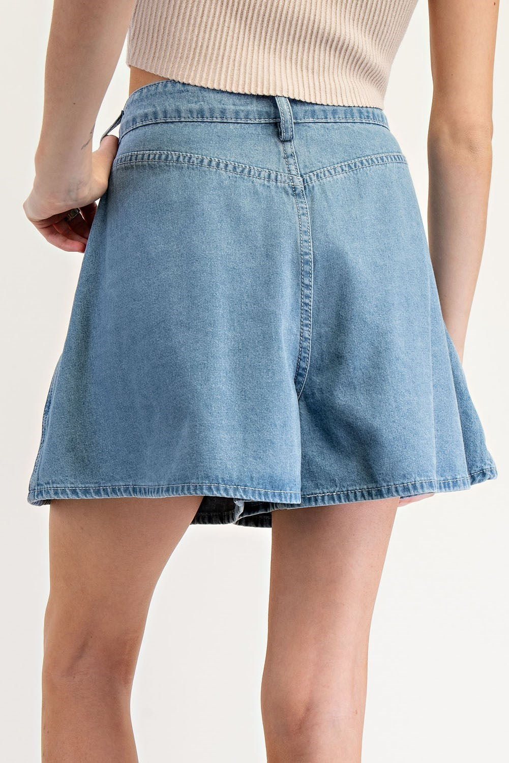 Mason Flared Bermuda Shorts