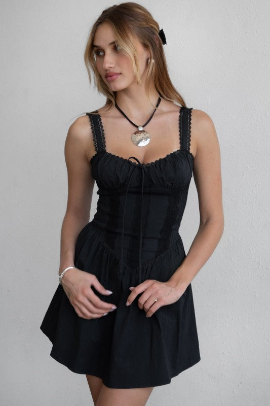 Darcy Mini Dress (black)