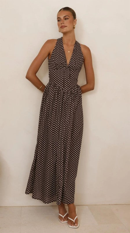 Millie Polka Dot Maxi Dress - GEORGE-MARY'S