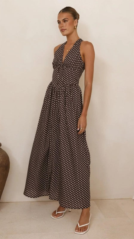 Millie Polka Dot Maxi Dress - GEORGE-MARY'S