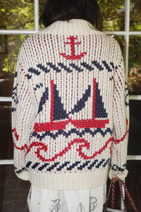 Sailboat Cardigan