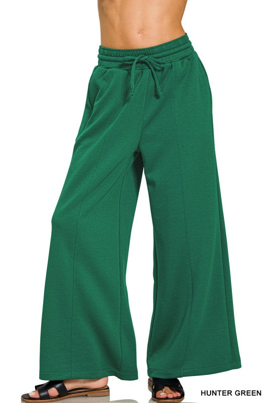 Scuba Drawstring Pants (hunter green)