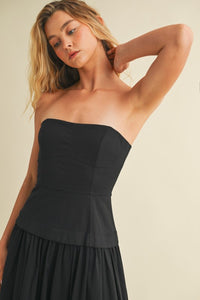 Cortney Corset Dress (black)