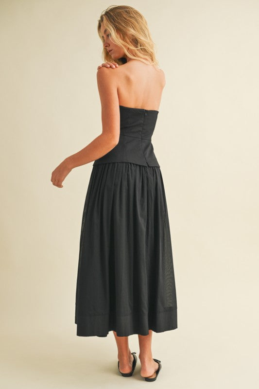 Cortney Corset Dress (black)
