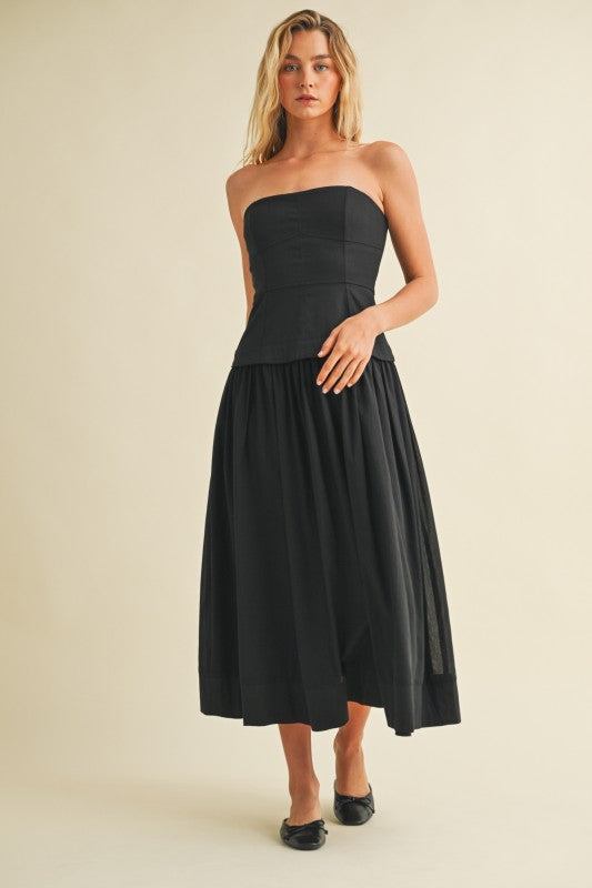Cortney Corset Dress (black)