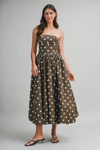 Polka Dot Bubble Hem Dress - GEORGE-MARY'S