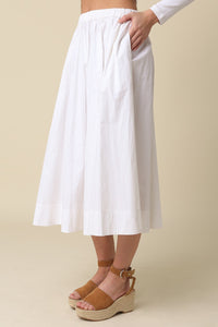 Portia Maxi Skirt (white)