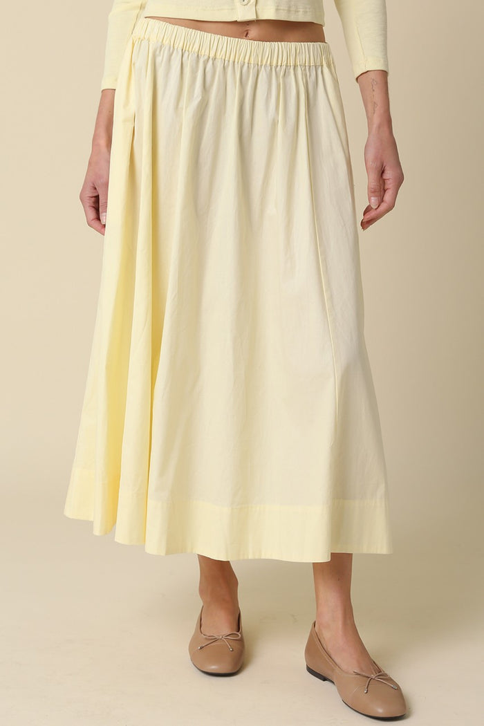 Portia Maxi Skirt (butter) - GEORGE-MARY'S