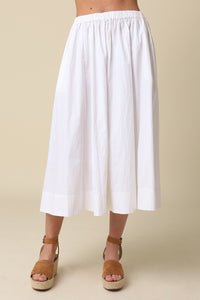 Portia Maxi Skirt (white)