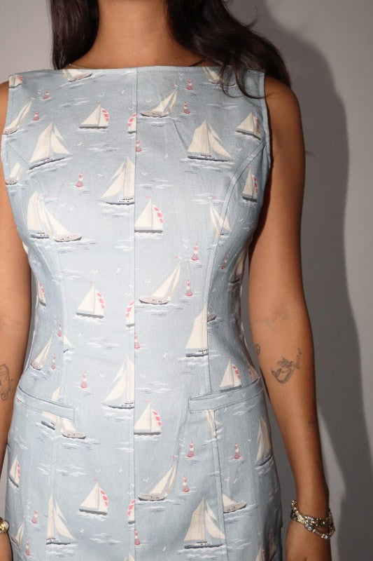Sailboat Midi Dress