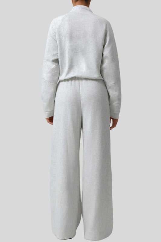 Harper Half Zip Sweatshirt (grey)