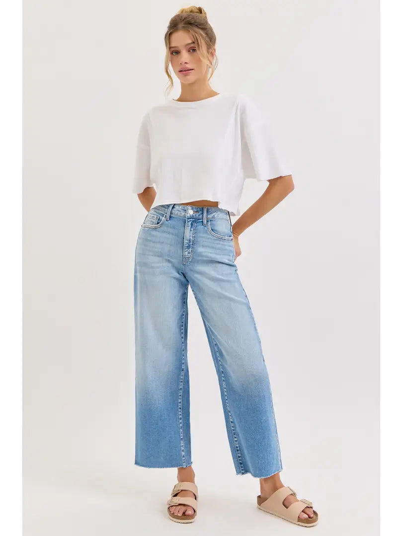 Banks High Rise Crop Leg Denim