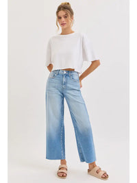 Banks High Rise Crop Leg Denim