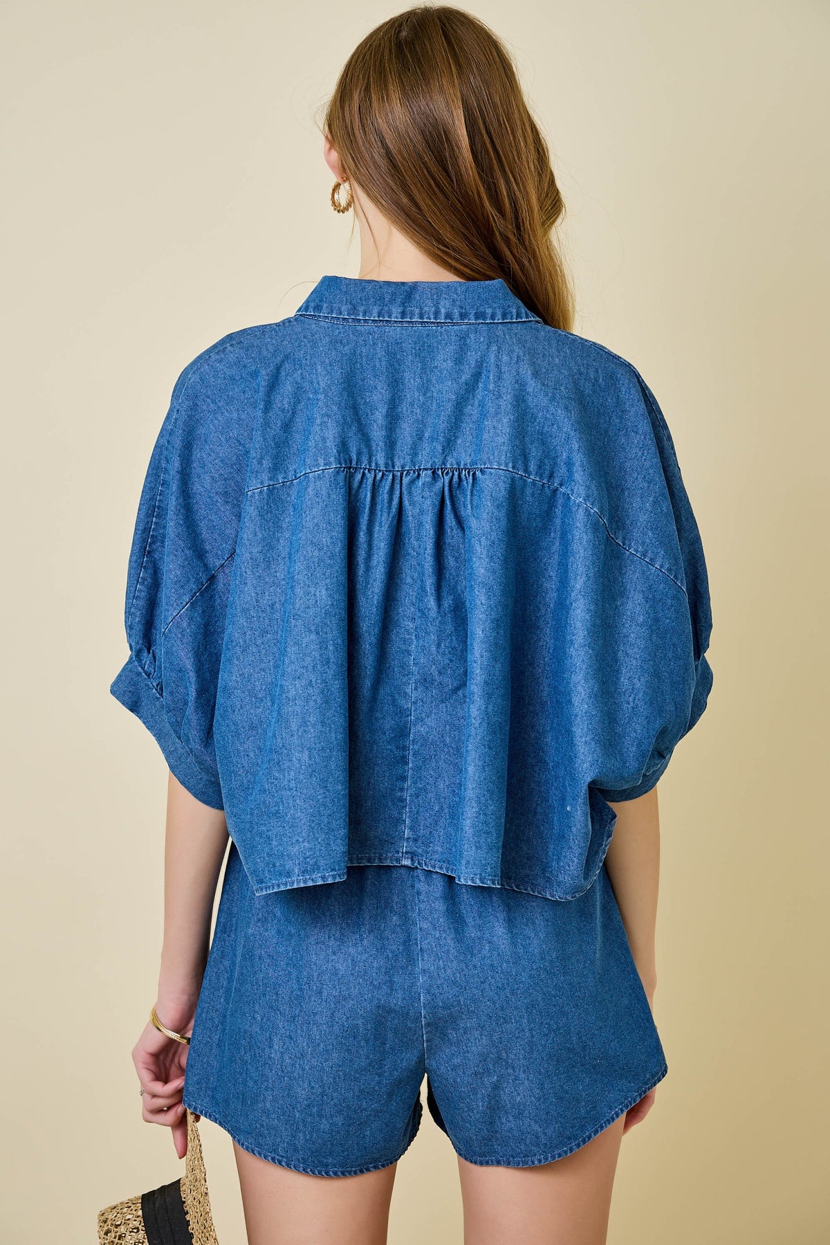 Denim Courier Shorts - GEORGE-MARY'S