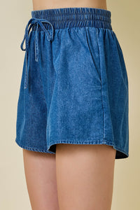 Denim Courier Shorts - GEORGE-MARY'S