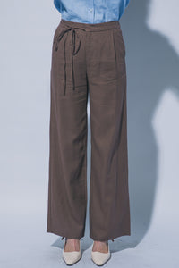 Out of Office Trousers (mocha) - GEORGE-MARY'S