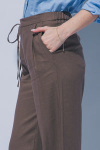 Out of Office Trousers (mocha) - GEORGE-MARY'S