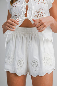 Carly Eyelet Shorts - GEORGE-MARY'S