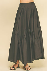 The Wells Maxi Skirt (black) - GEORGE-MARY'S
