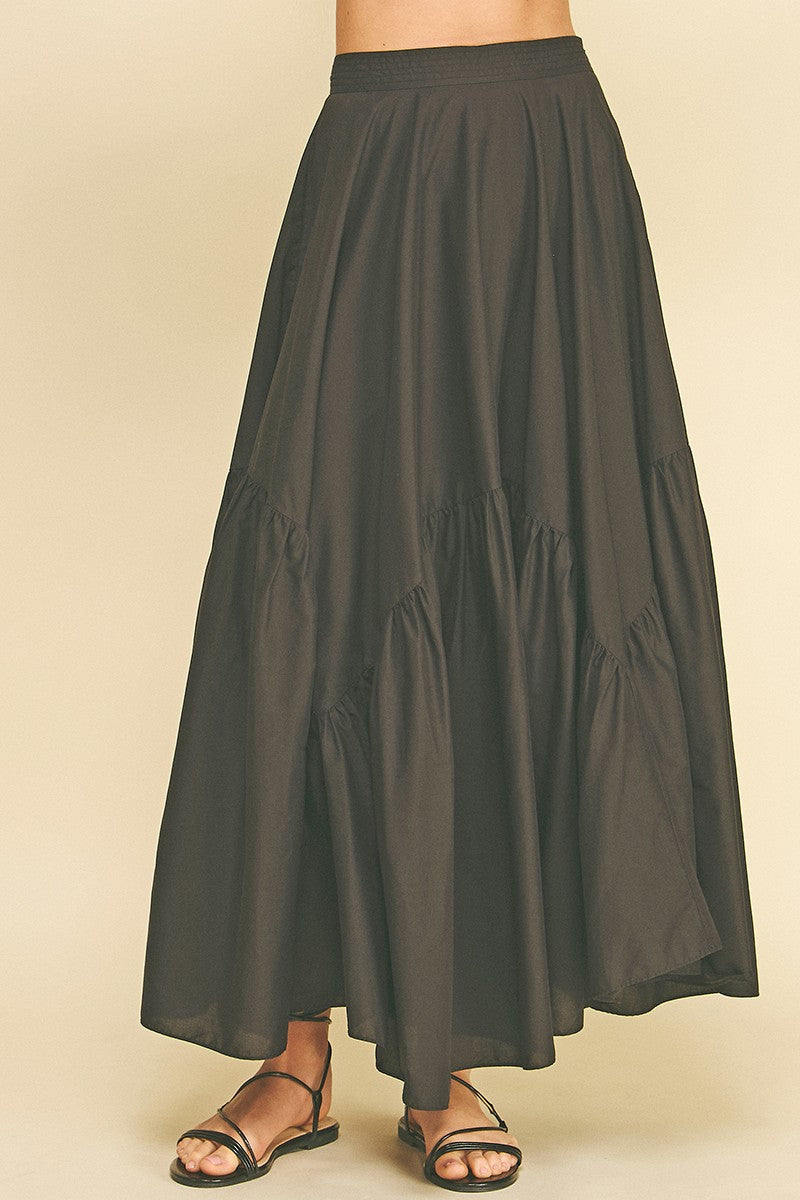 The Wells Maxi Skirt (black) - GEORGE-MARY'S