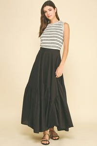 The Wells Maxi Skirt (black) - GEORGE-MARY'S