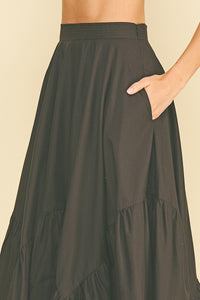 The Wells Maxi Skirt (black) - GEORGE-MARY'S