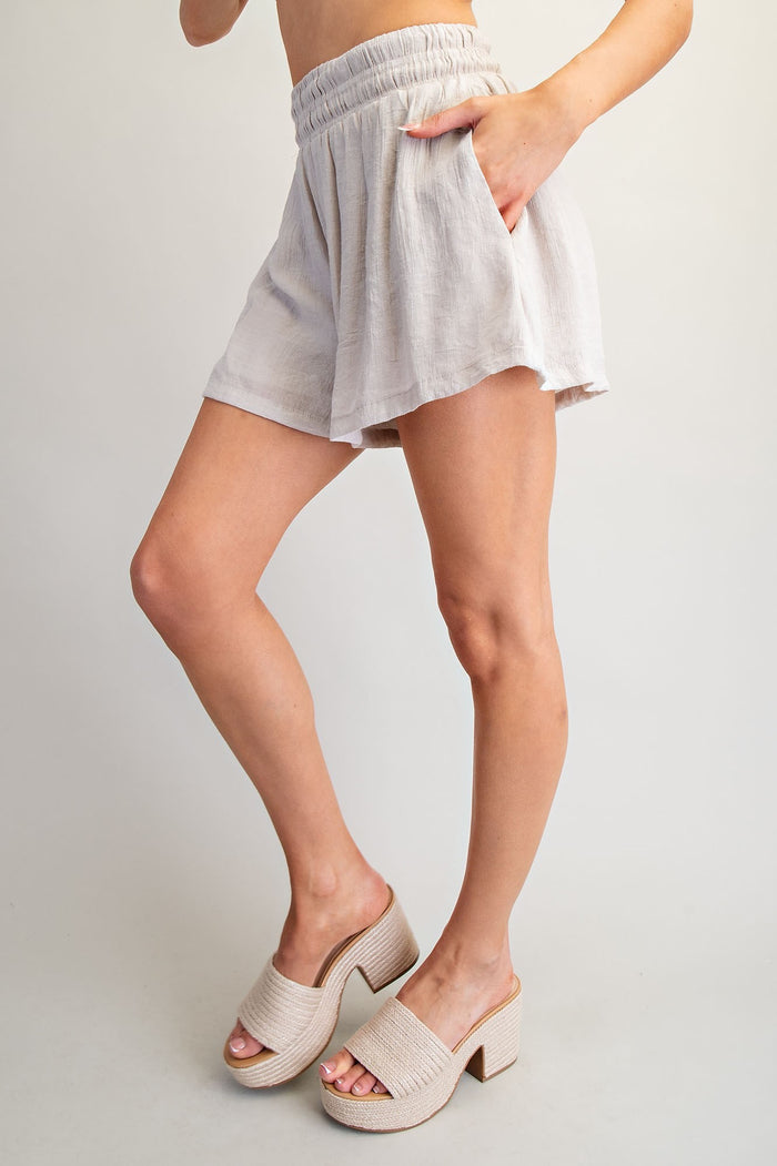 Charleston Gauze Shorts (natural) - GEORGE-MARY'S