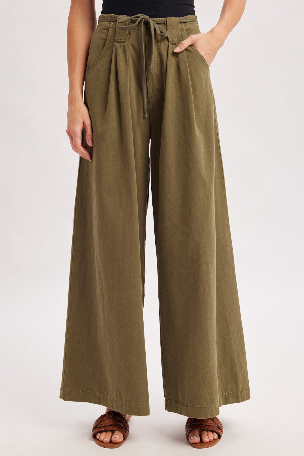 Paxton Olive Pants - GEORGE-MARY'S