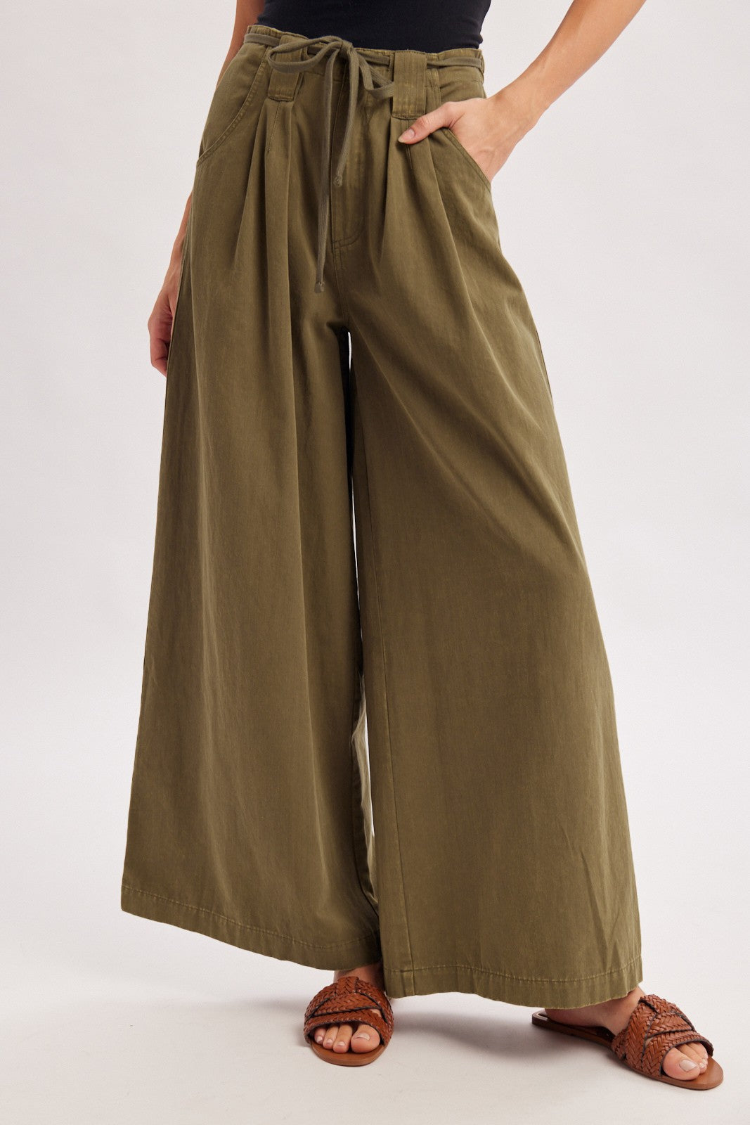 Paxton Olive Pants - GEORGE-MARY'S