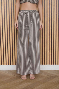 Aaron Striped Pants (choco) - GEORGE-MARY'S