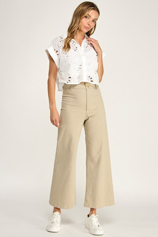 Rudy Eyelet Top