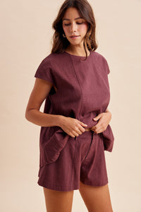 Swing Maroon Shorts